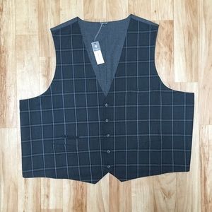 NWT Oak Hill 4XL Big Tall Reversible Button Vest